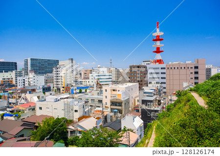 神奈川県横須賀市 横須賀市街地の街並み 神奈川県横須賀市 横須賀市街地の街並み 128126174