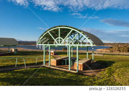 Merrimu Reservoir in Victoria Australia Merrimu Reservoir in Victoria Australia 128126255