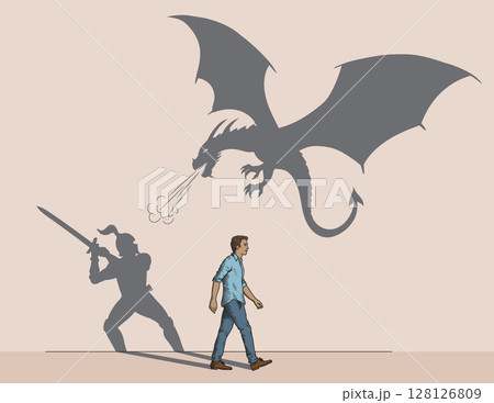 Duel with the dragon 128126809