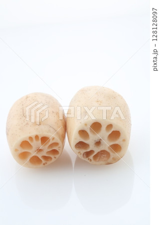 蓮根断面斜俯瞰 128128097