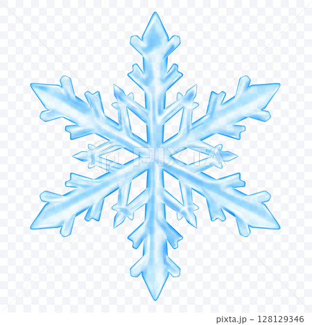 Large translucent Christmas snowflake Large translucent Christmas snowflake 128129346