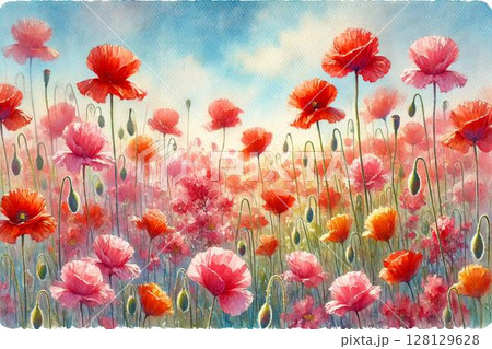 ケシの花 128129628