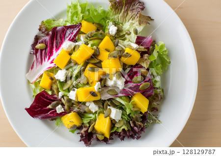 Mango Goat Cheese Salad 128129787