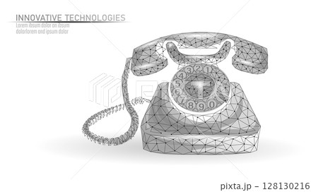 Retro phone digital transformation progress concept. Old analog telephone for technology blogs infographics presentations posters innovation topics. Vector illustration on white gradient background. Retro phone digital transformation progress concept. Old analog telephone for technology blogs infographics presentations posters innovation topics. Vector illustration on white gradient background. 128130216
