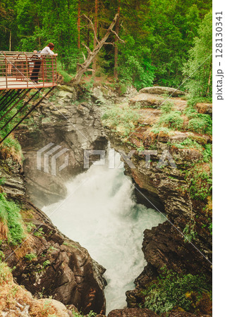 Gudbrandsjuvet gorge in Norway 128130341