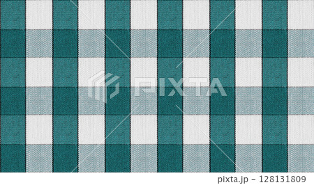 Checkered Blue White Textile Pattern Close up Shot 128131809