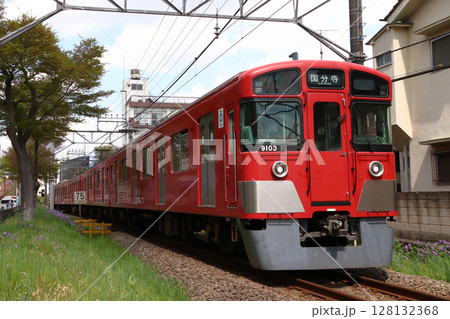 ［ST］西武多摩湖線9000系赤色（ワンマン運転：国分寺⇔多摩湖） 128132368