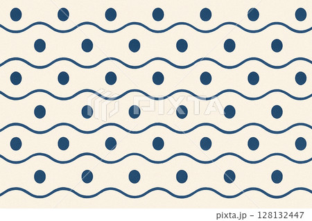 さざなみドットパターン 128132447