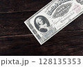 US greenback dollar paper money 128135353