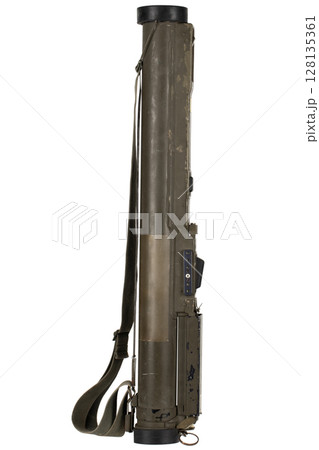 M72 High Explosive (HE) Anti Tank (AT) rocket propelled grenade launcher 128135361