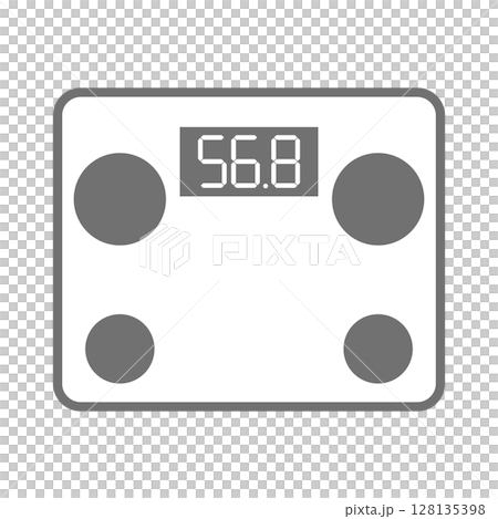 Simple weight scale vector icon_03 128135398