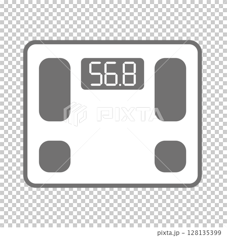 簡單的體重計向量圖示_04 128135399