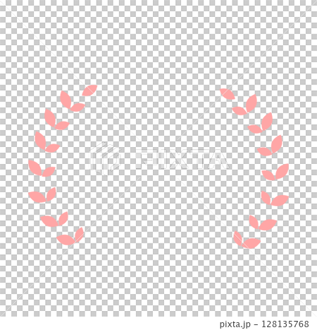 Simple bay leaf frame Simple bay leaf frame 128135768