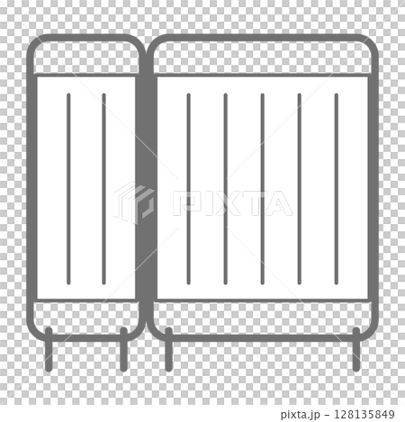 Simple screen vector icon_03 128135849