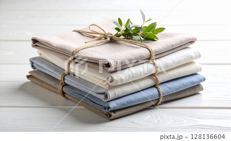 ナチュラルテイストの布小物イメージ ナチュラルテイストの布小物イメージ 128136604