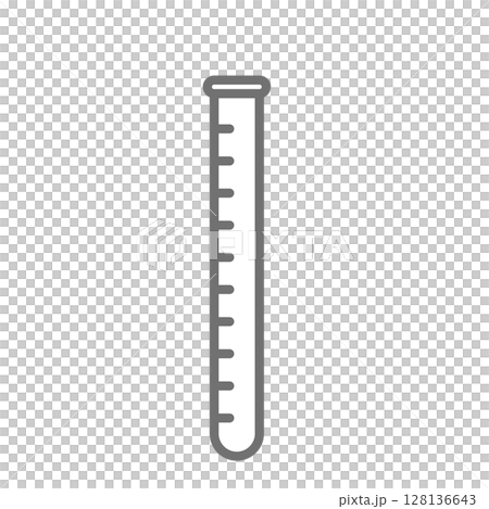 Simple test tube vector icon_02 128136643