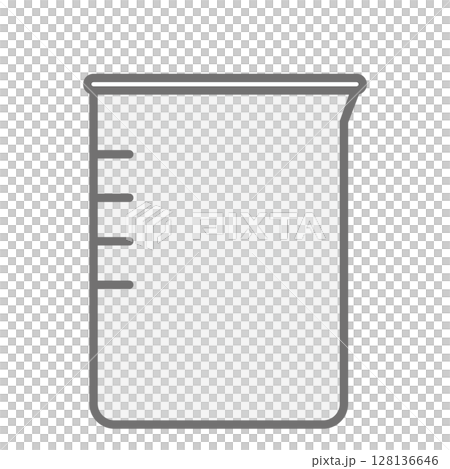 簡單燒杯向量圖示_02 簡單燒杯向量圖示_02 128136646