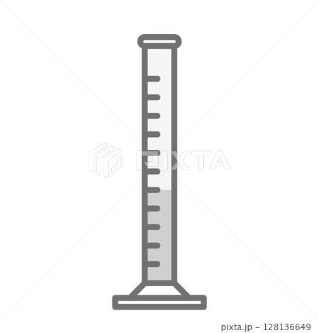 シンプルなメスシリンダーのベクターアイコン_02 128136649