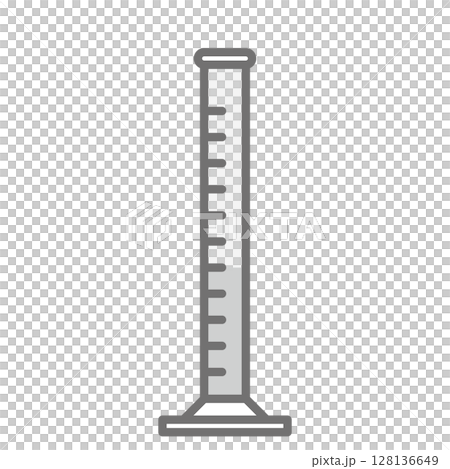 シンプルなメスシリンダーのベクターアイコン_02 128136649