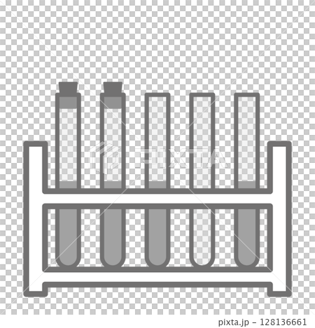 Simple test tube vector icon_05 128136661