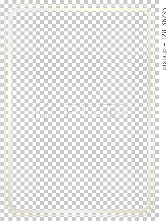 額縁フレーム枠イラスト素材 シルバー金色 上品メタリック 背景白バックpng 額縁フレーム枠イラスト素材 シルバー金色 上品メタリック 背景白バックpng 128136795