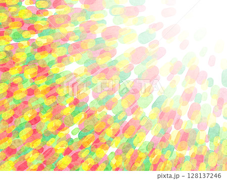 カラフルな水玉の背景 128137246