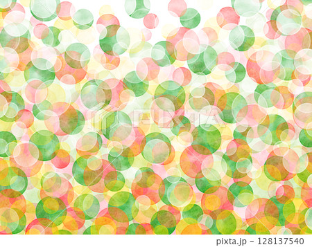 赤と緑の水玉の背景 赤と緑の水玉の背景 128137540