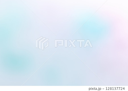 青緑、ピンク色系　ふんわりな抽象的背景 128137724