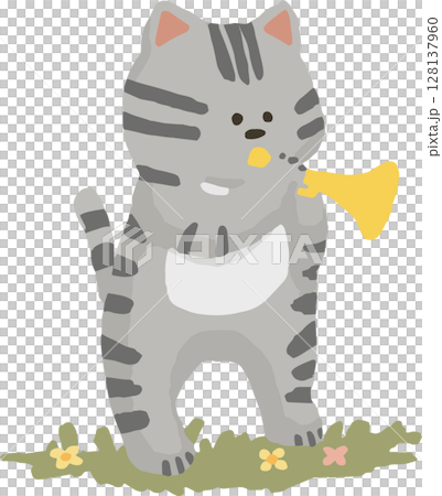 吹喇叭的貓管樂團 128137960