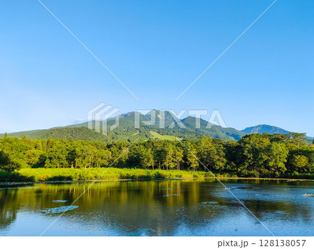 いもり池と妙高山(夏) いもり池と妙高山(夏) 128138057
