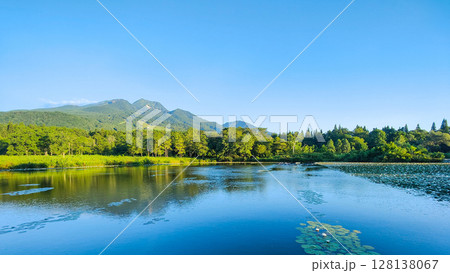 いもり池と妙高山(夏) いもり池と妙高山(夏) 128138067