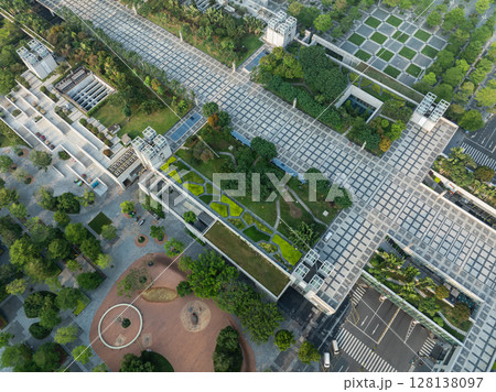 Aerial view of landscape in shenzhen city, China Aerial view of landscape in shenzhen city, China 128138097