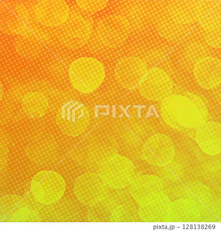 Orange bokeh square background for Banner, Poster, celebration, event and various design works 128138269