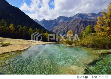 中国の世界遺産　黄龍 128140920