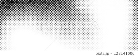 Grunge halftone gradient texture. Black pixelated grange backdrop. Weathered grit noise background. Damaged glitched print overlay. Fade gritty sand wallpaper. Vector halfton smudged texture surface Grunge halftone gradient texture. Black pixelated grange backdrop. Weathered grit noise background. Damaged glitched print overlay. Fade gritty sand wallpaper. Vector halfton smudged texture surface 128141006