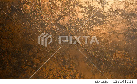 A textured bronze surface with a weathered, metallic finish A textured bronze surface with a weathered, metallic finish 128141212
