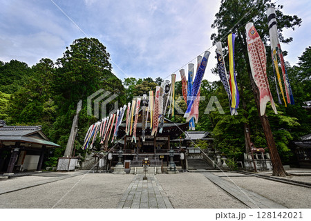 日牟禮八幡宮 鯉幟(こいのぼり) 日牟禮八幡宮 鯉幟(こいのぼり) 128142021