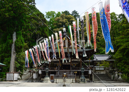日牟禮八幡宮 鯉幟(こいのぼり) 日牟禮八幡宮 鯉幟(こいのぼり) 128142022