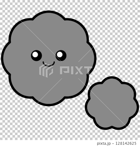 可愛的棉塵插圖 可愛的棉塵插圖 128142625
