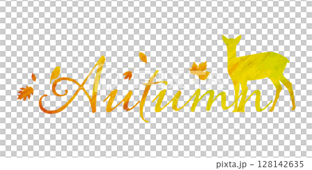 Autumnのロゴ 秋のタイポグラフィ Autumnのロゴ 秋のタイポグラフィ 128142635