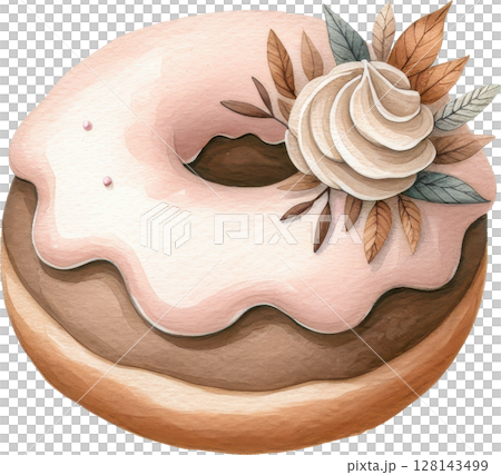 Coquette Autumn inspired Girly Donut 128143499