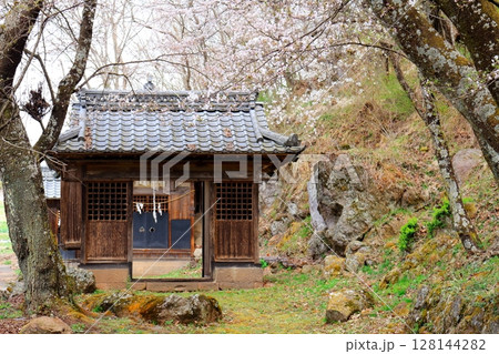 春の信州真田地域 信州の風景 春の信州真田地域 信州の風景 128144282