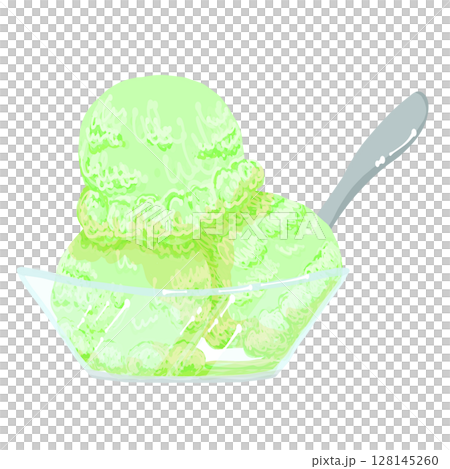 おいしいメロンアイス 128145260