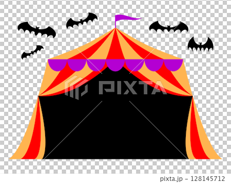 萬聖節框架材料：馬戲團帳篷 128145712