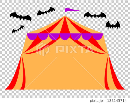 萬聖節框架材料：馬戲團帳篷 128145714