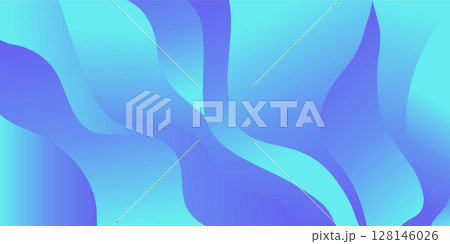 水色と青色のグラデーションカラーのアブストラクト背景 128146026
