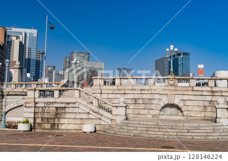 《大阪府》大阪市中之島エリア・都市景観 128146224