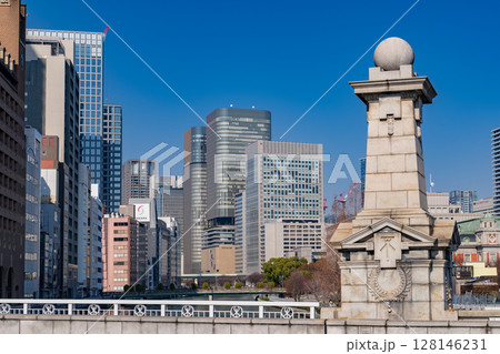 《大阪府》大阪市中之島エリア・都市景観 128146231