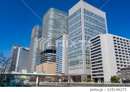 《大阪府》大阪市中之島エリア・都市景観 128146275