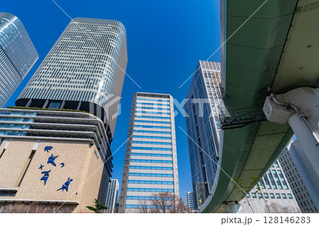 《大阪府》大阪市中之島エリア・都市景観 128146283